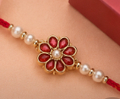 Red Flower Rakhi